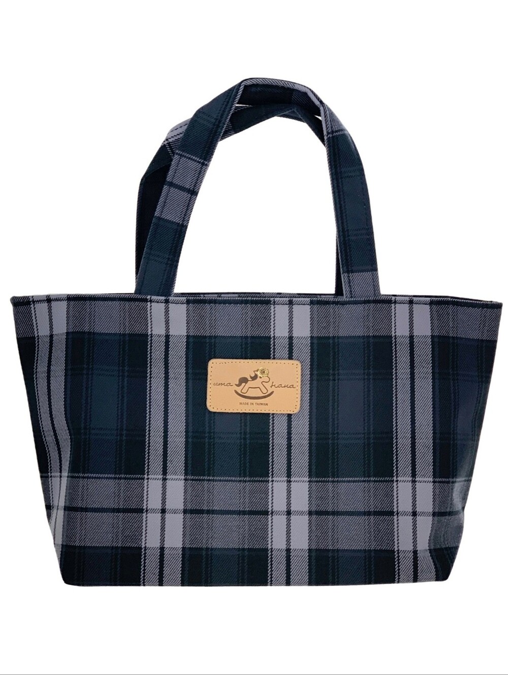 Waterproof Plaid Small Tote Handbag Purse